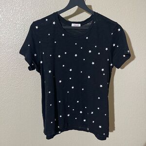 Goldie Black Star Print Top